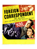 Foreign Correspondent, Joel Mccrea, George Sanders, Laraine Day, Herbert Marshall, 1940