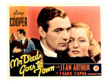Mr. Deeds Goes to Town, Jean Arthur, Gary Cooper, 1936