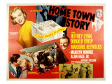 Hometown Story, Marilyn Monroe, Jeffrey Lynn, Marjorie Reynolds, Alan Hale Jr., Donald Crisp, 1951