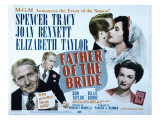 Father of the Bride, Spencer Tracy, Elizabeth Taylor, Joan Bennett, 1950