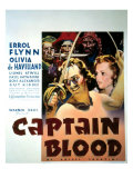 Captain Blood, Errol Flynn, Olivia De Havilland, 1935