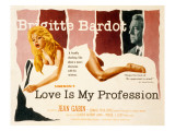 Love Is My Profession, Brigitte Bardot, Jean Gabin, 1958