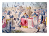 The Magna Carta Being Signed by King John, 1215, Illustration by John Leech Published 1875