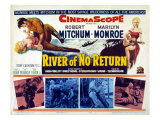River of No Return, Marilyn Monroe, Robert Mitchum, 1954