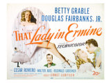 That Lady in Ermine, Betty Grable, Cesar Romero, Douglas Fairbanks Jr., 1948