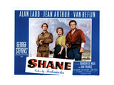 Shane, Alan Ladd, Jean Arthur, Van Heflin, 1953
