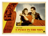 Place in the Sun, Elizabeth Taylor, Montgomery Clift, 1951