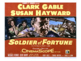 Soldier of Fortune, Clark Gable, Susan Hayward, Michael Rennie, Gene Barry, 1955