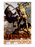 World War I British War Bonds Poster by Frank Brangwyn, 1918