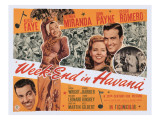 Week-End in Havana, Cesar Romero, Carmen Miranda, Alice Faye, John Payne, 1941