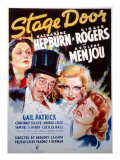 Stage Door, Adolphe Menjou, Ginger Rogers, Katharine Hepburn, 1937