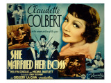 She Married Her Boss, Claudette Colbert, Melvyn Douglas, Michael Bartlett, 1935