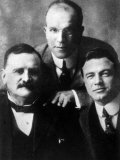Vitagraph Film Studio Founders William 'Pop' Rock, J. Stuart Blackton, Albert E. Smith, 1900 Premium Poster