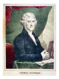 Thomas Jefferson, Third President of the United States. Copy of a Painting by Gilbert Stuart, 1805