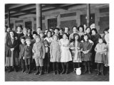 Immigrant Children, Ellis Island, New York, 1908
