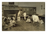 Kindergarten Children in Horace Mann School Working on Doll Houses, Tulsa, Oklahoma, March, 1917