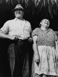 Mr. and Mrs. Andrew Lyman, Polish Tobacco Farmers, Windsor Locks, Connecticut, September, 1940