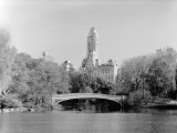 New York City, Central Park's Bow Bridge, View of Bridge Looking East, 1980s