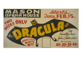 Federal Theatre Project Presentation of Dracula at the Mason Opera House, Showing a Large Bat, 1938