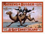 1898 Poster for the Mathews and Bulger Comedy Team