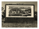 Buy National Association of Manufacturers Billboard Campaigns Against New Deal Policies, 1937 at AllPosters.com