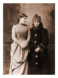 Buy Sarah Bernhardt, French Actress, with Her English Contemporary, Actress Lillie Langtry, 1887 at AllPosters.com