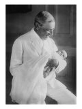 Woodrow Wilson with His First Grandchild, Ellen Wilson Mcadoo
