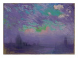 Buy London Depicted in a Deeply Colored Pastel, 1910 at AllPosters.com