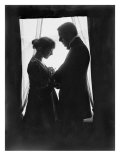 John Murray Anderson, the Theatrical Producer, and His Wife, Posed at a Window, 1914-1916