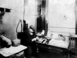 Buy 55 Year Old Man Adding to Income by Making Feathers, New York City, January, 1912 at AllPosters.com