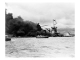 Pearl Harbor, Wreckage of Uss Arizona December 7, 1941