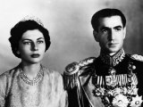 Shah of Iran Mohammad Reza Pahlavi, and Wife Queen Soraya Esfandiary, 1950s