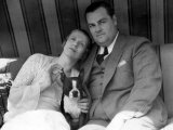 Evangelist Aimee Semple Mcpherson with Husband David Hutton, 1932