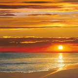 Sunset on the Sea