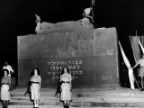 Two Youths Light the Eternal Flame on Top of Haifa