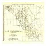 Map Showing Award of Alaska Boundary Tribunal 1896