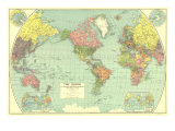 Buy World Map 1932 at AllPosters.com