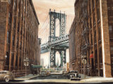 View to the Manhattan Bridge, New York City