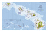 Buy Hawaii Map 1976 at AllPosters.com