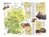 Travelers Map of Germany 1991
