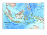 Indonesia Map 1996 Side 1