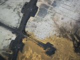 Buy Truck routes form crossing patterns in a copper mining operation at AllPosters.com