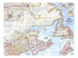 Buy Eastern Canada Map 1967 at AllPosters.com