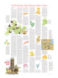 Travelers Map Of The British Isles Map 1974 Side 2