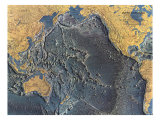 Pacific Ocean Floor Map 1969