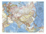 Asia And Adjacent Areas Map 1959