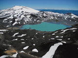 Buy A glacial lake sits atop the Quetrupillan volcano near Pucon at AllPosters.com