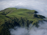 Clouds roll over verdant hills northwest of San Miguel de Tecuman