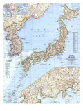 Japan And Korea Map 1960