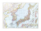 Japan And Korea Map 1945
